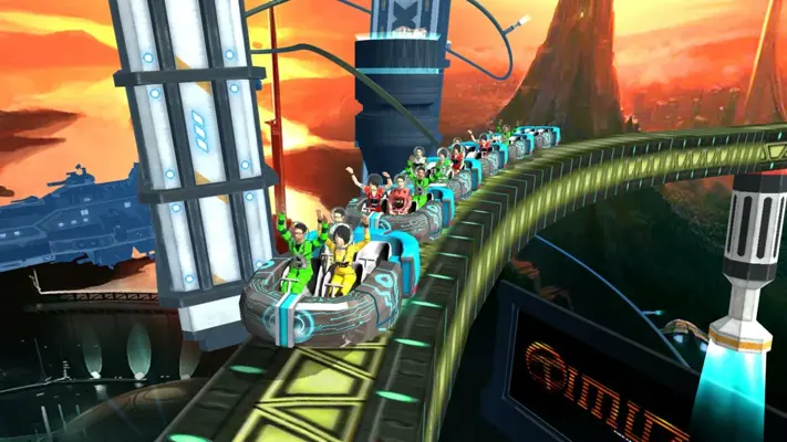 Roller Coaster Simulator Space android App screenshot 2