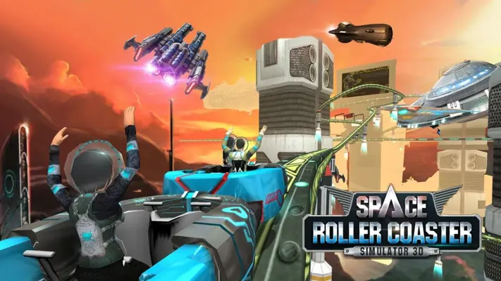 Roller Coaster Simulator Space android App screenshot 5